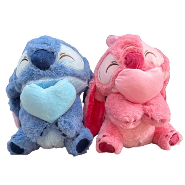 PELUCHE STITCH CON CORAZON 28CM