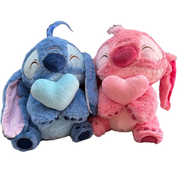 PELUCHE STITCH CON CORAZON 35CM