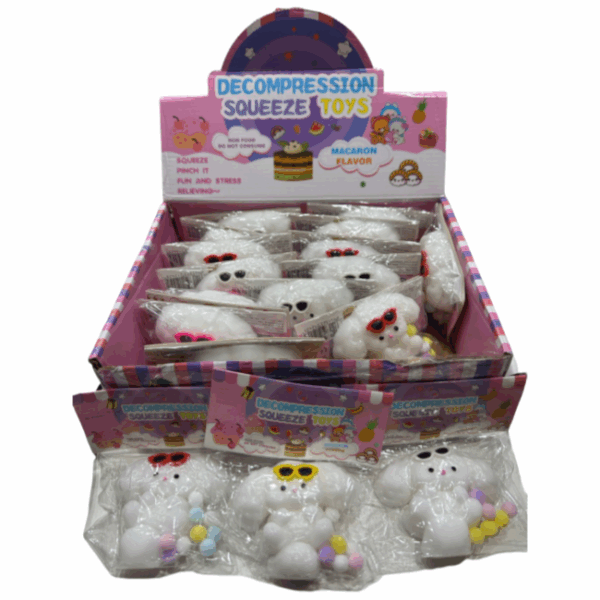 SQUISHIES MOCHI PERRITO CON ANTIOJOS