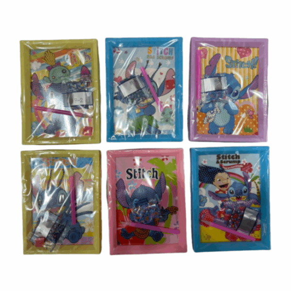 KIT PINTURA DE DIAMANTES STITCH 13X18CM