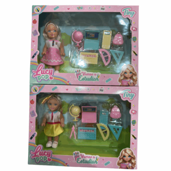 MUNECA LUCY ESTUDIAR 55020 21X16X5CM