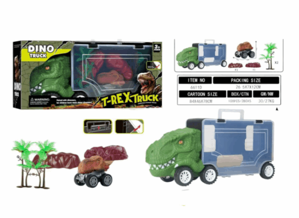 CAMION DINOSAURIO +AUTO X1 AF3/30236/2369